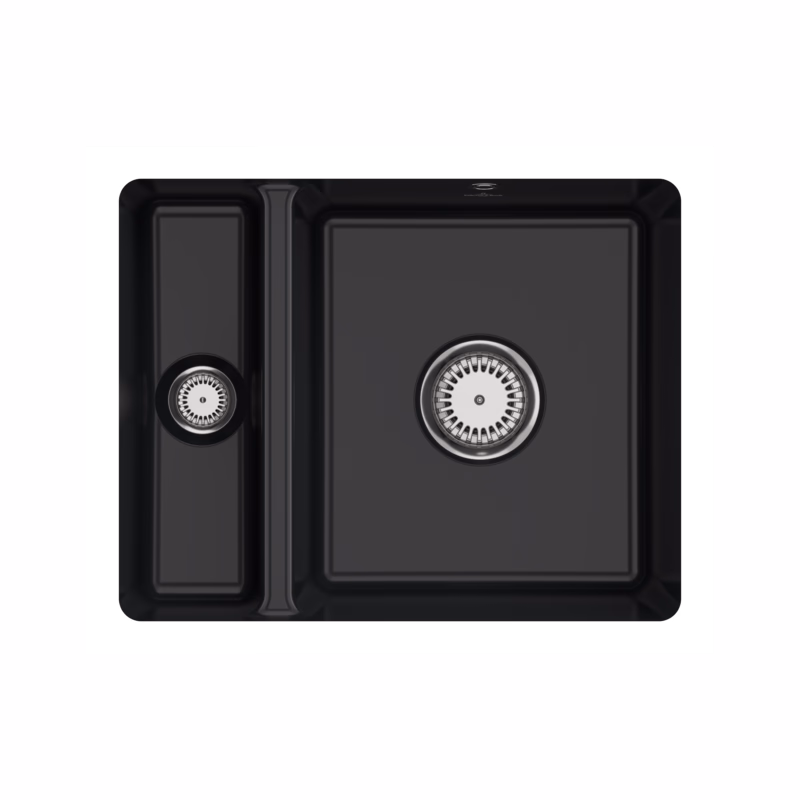 VILLEROY & BOCH VILLEROY & BOCH - Keramický drez Villeroy & Boch podstavný Subway 60 XU, 675801S5, Ebony 675801S5