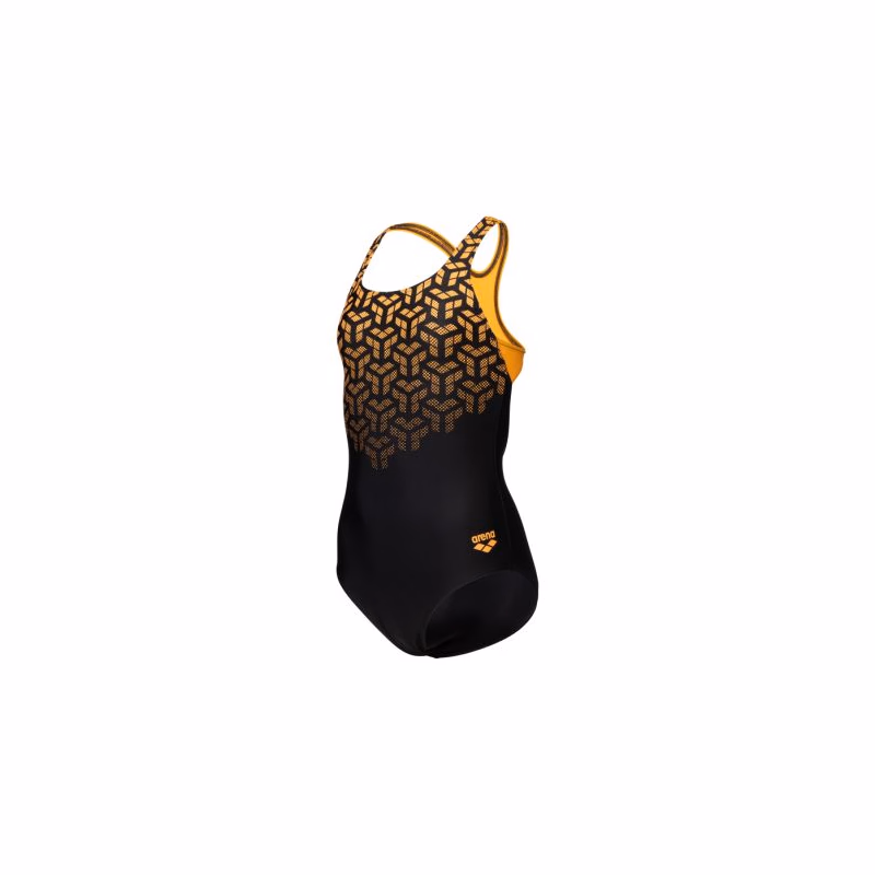 Dievčenské plavecké jednodielne plavky ARENA GIRLS KIKKO V SWIMSUIT SWIM PRO BACK