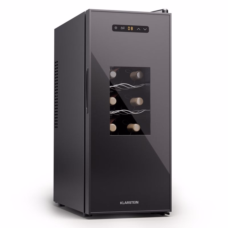Klarstein Silent Vino 12 Uno Slim Chladnička na víno 31 l / 12 fliaš 8-18 °C Dotyková