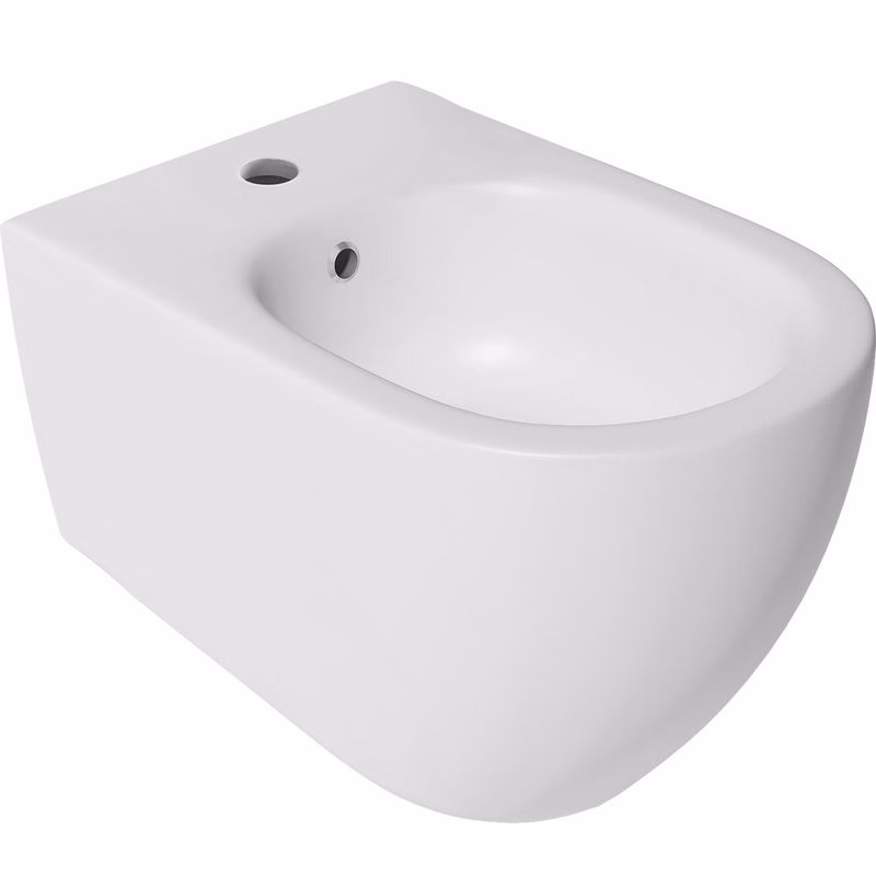 ISVEA - INFINITY bidet závesný 36,5x53cm, matná biela 10NF41001-2L