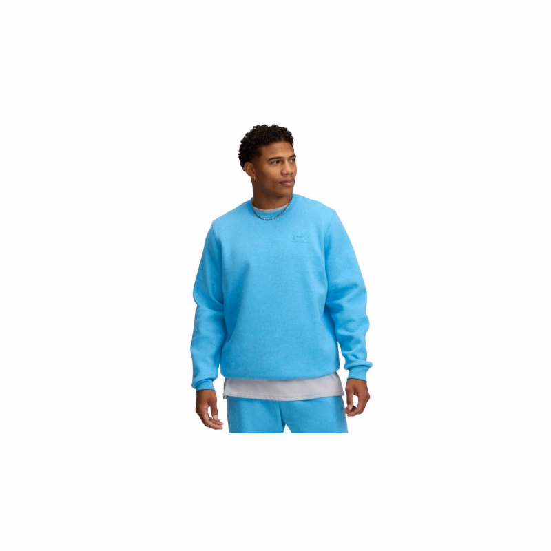 Pánska zateplená mikina UNDER ARMOUR UA Icon Fleece Crew-BLU