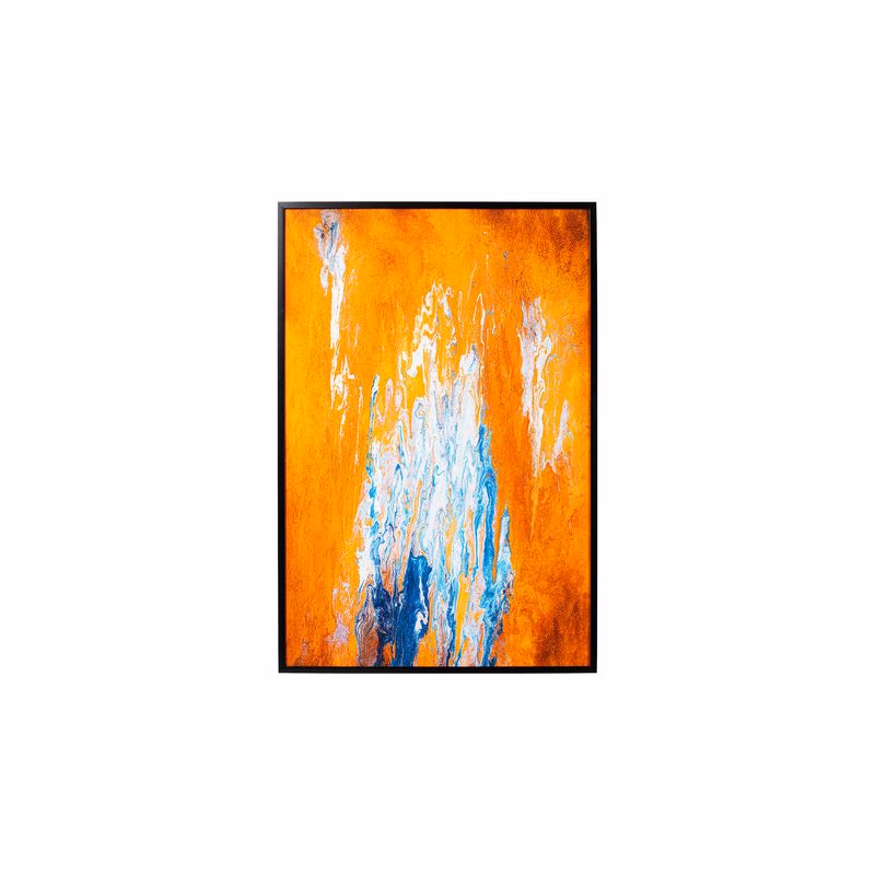 Artistas obraz oranžový 180x120 cm