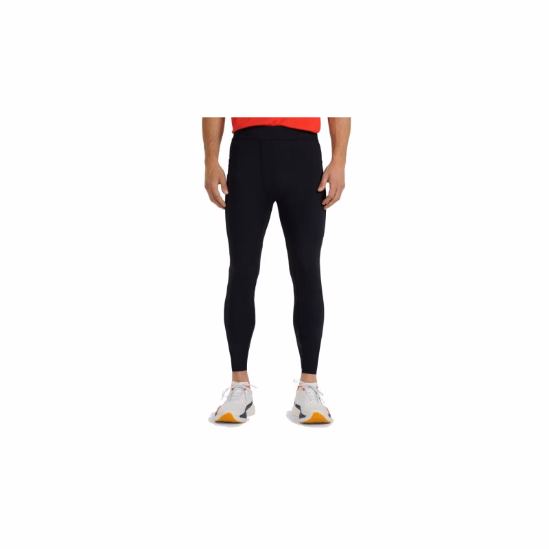 Pánske bežecké zateplené legíny 4F TIGHTS FNK M356-WAW25TFTIM356-20S-DEEP BLACK