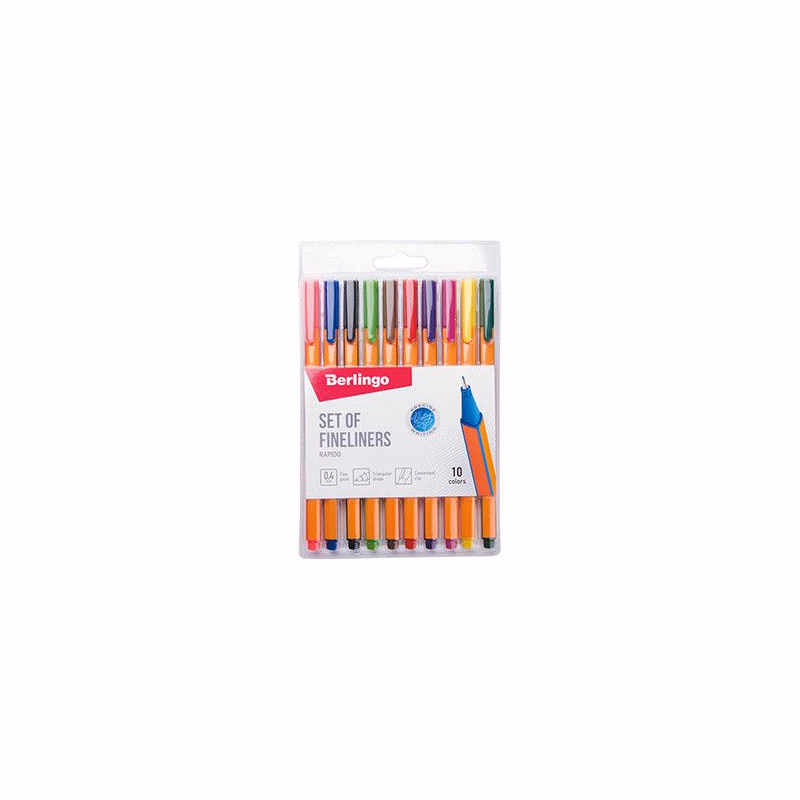 Berlingo, sada linerov Rapido, color, 10ks, 0.4mm