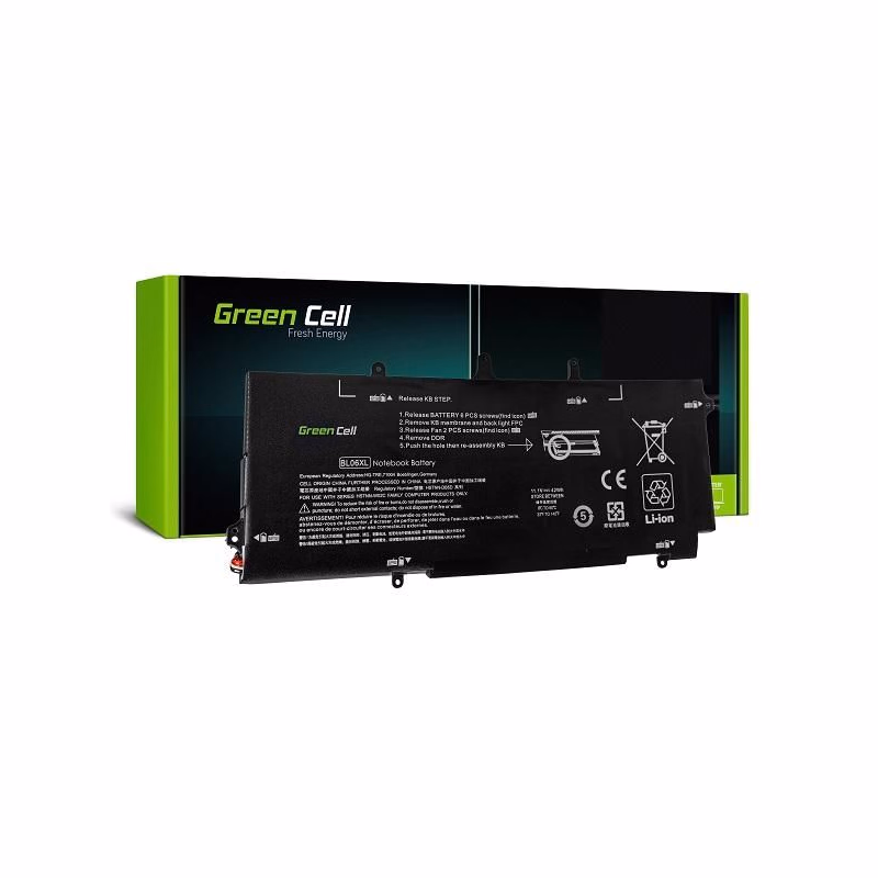 Green Cell Battery BL06XL HSTNN-DB5D pre HP EliteBook Folio 1040 G1 G2