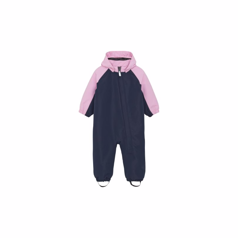 Dievčenský zimný overal COLOR KIDS Coverall - Colorblock & Solid-741597.5214-Lilac chiffon