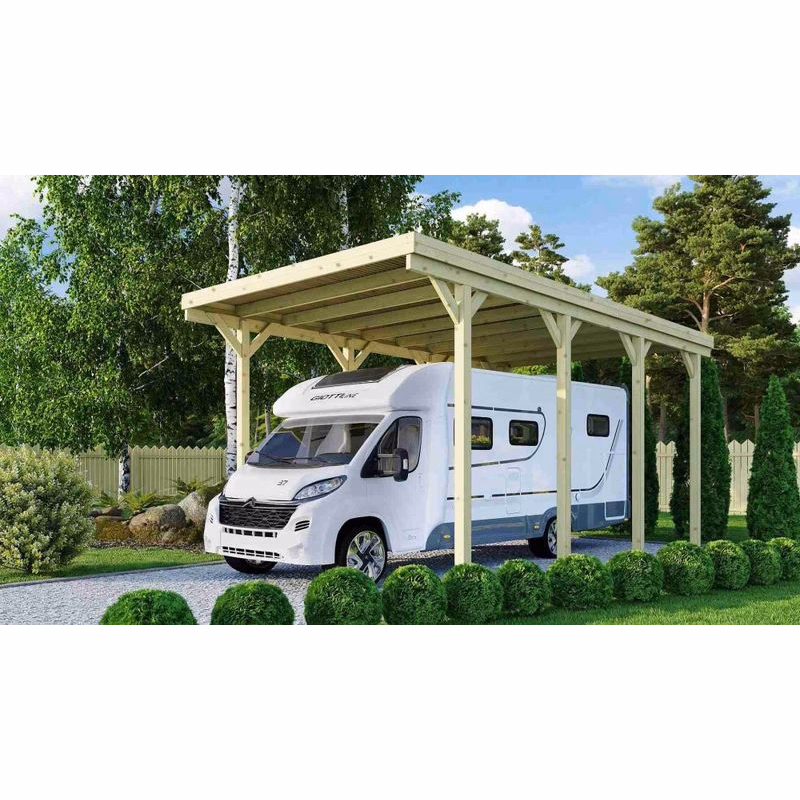 Drevený prístrešok / carport CARAVAN Lanitplast