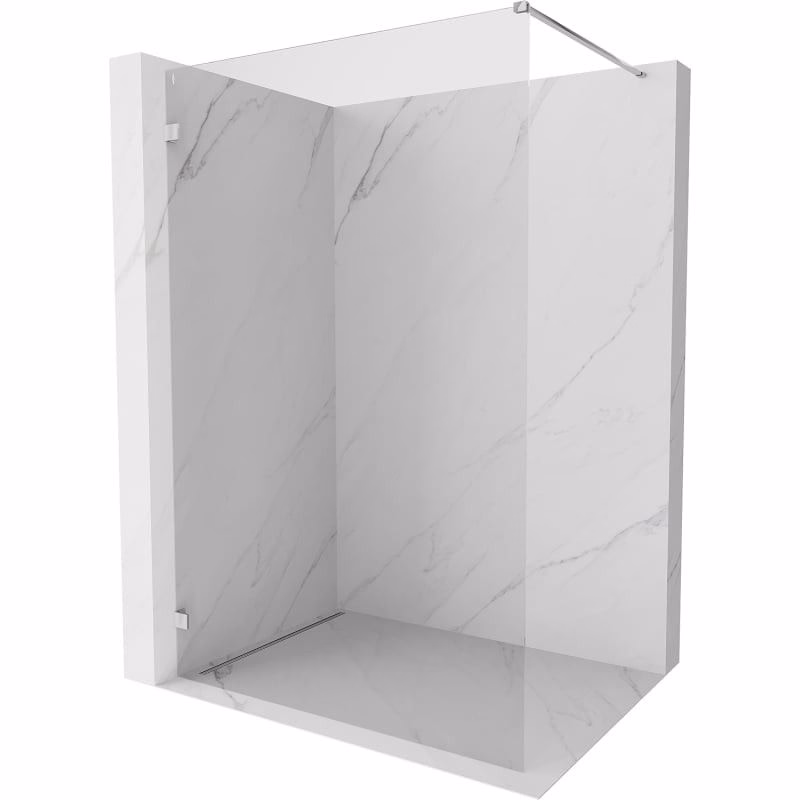 MEXEN/S - Lunar Sprchová zástena WALK-IN ľavá 120 x 200, transparent 8 mm, chróm 830-120-000-01-00-L