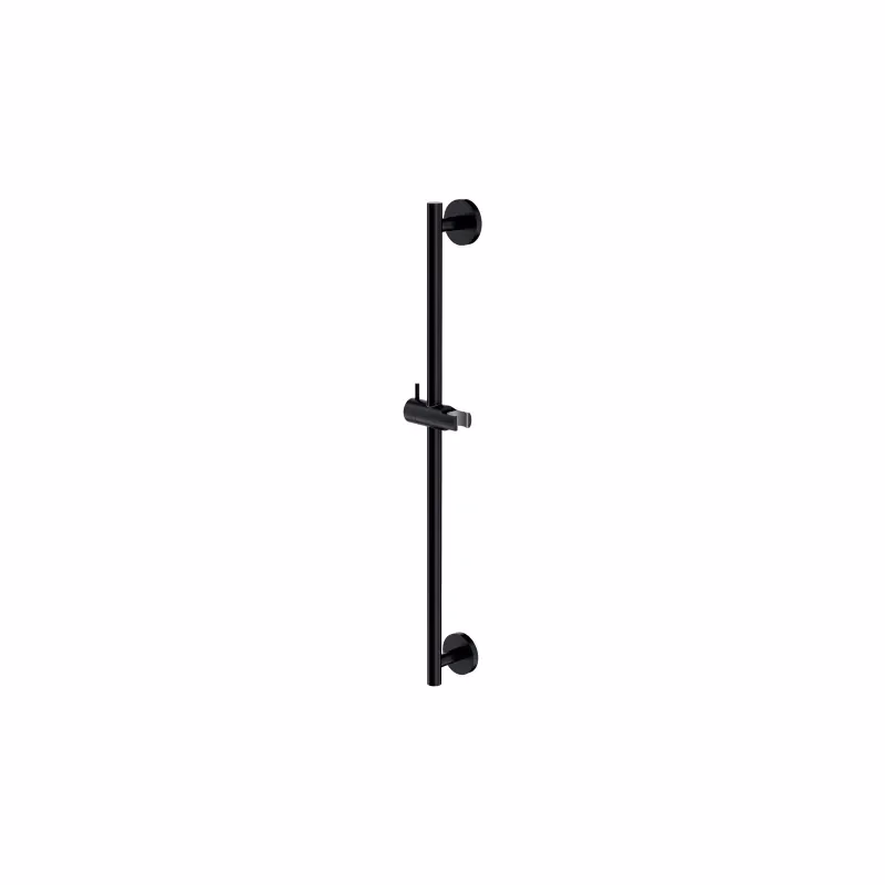 OMNIRES - Sprchová tyč s posuvným držiakom, 66 cm, čierna DR12BL