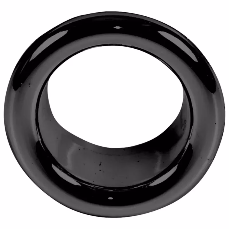 Rozeta umývadlová čierna fi19 mm