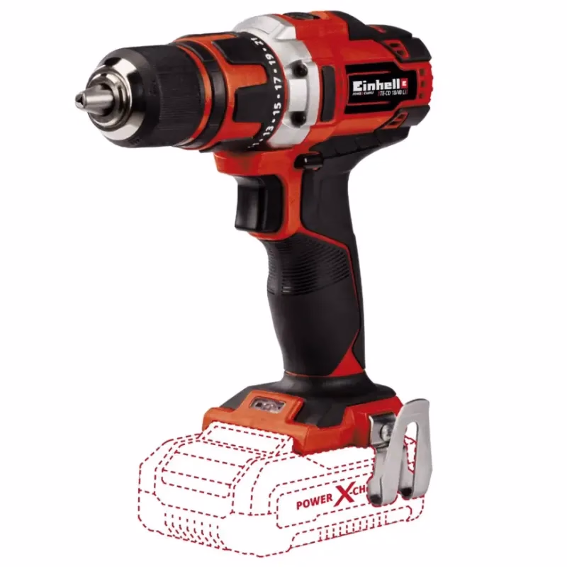 Einhell Vŕtací skrutkovač TE-CD 18/40 Li-Solo + PXC Štartovacia Sada 18V 2,5Ah PXC Starter Kit