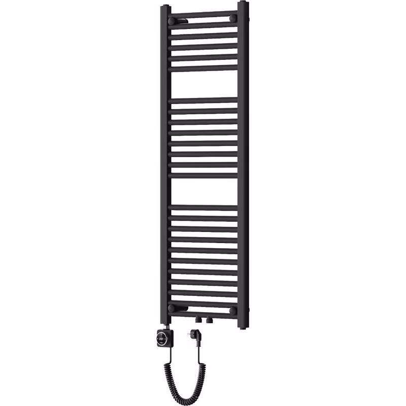 MEXEN/S - Mars radiátor + vykurovacia tyč 1200 x 400 mm, 400 W, čierna W110-1200-400-6400-70