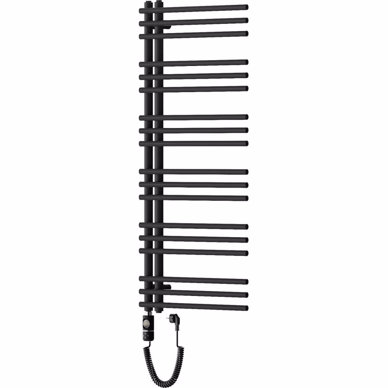 MEXEN/S - Neptún radiátor + vykurovacia tyč 1200 x 500 mm, 600 W, čierna W101-1200-500-2600-70