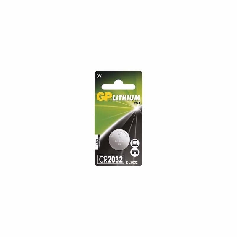 GP Jednorazové lithiová batéria CR2032, 1-pack