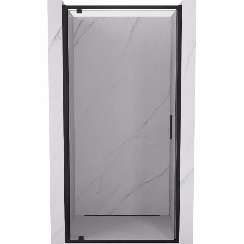 MEXEN/S - Exo sprchové dvere krídlové 70, transparent, čierna 8181-070-000-70-00