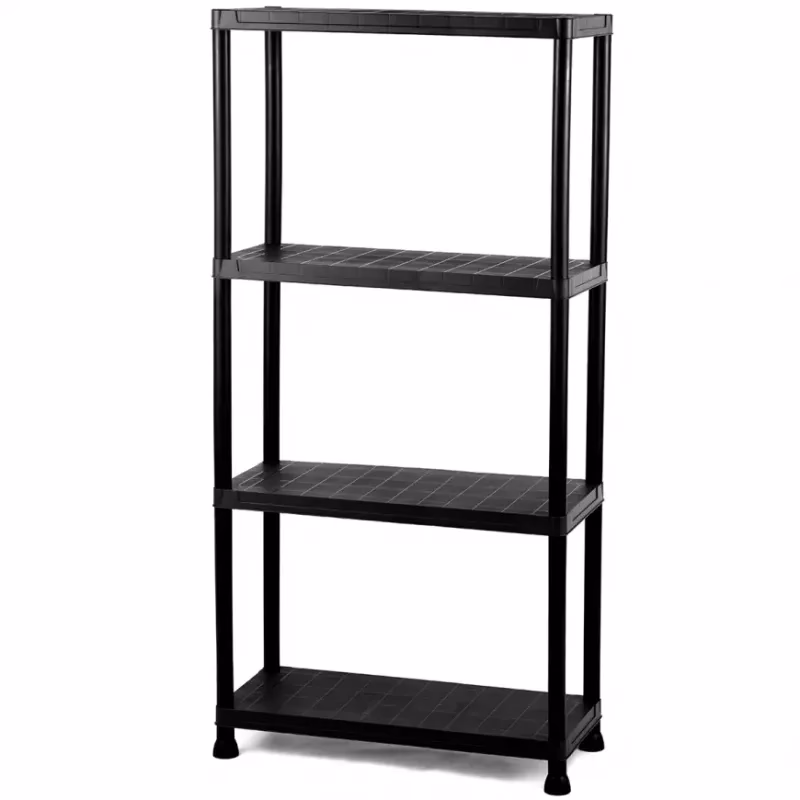 Regál plastový T60 60x30x138 cm čierny