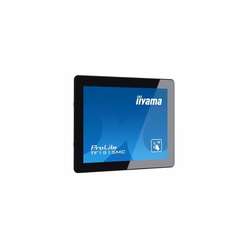 15" iiyama TF1515MC-B2: TN, XGA, capacitive, 10P, 350cd/m2, VGA, DP, HDMI, čierny