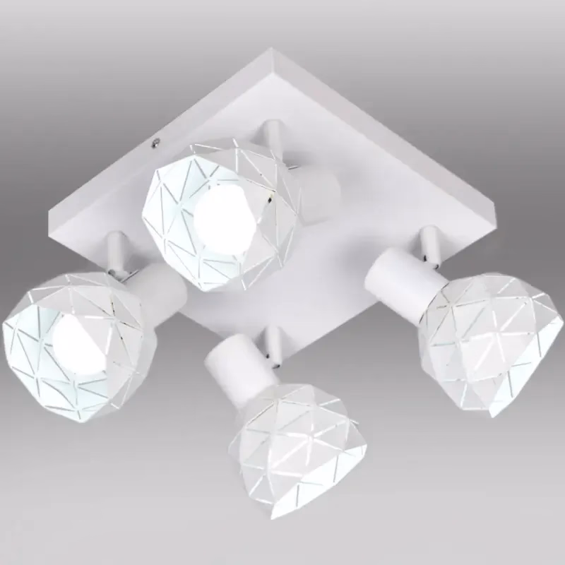Stropné bodové svietidlo Puzzle 4 AS-PUE144W white LS4