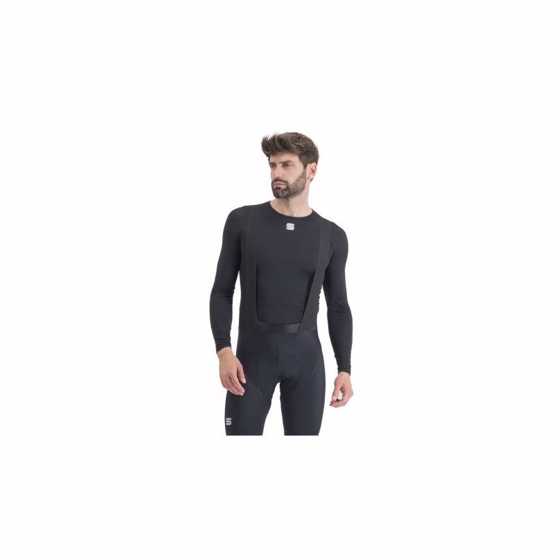Pánske termo tričko s dlhým rukávom SPORTFUL Midweight layer tee long sleev, black