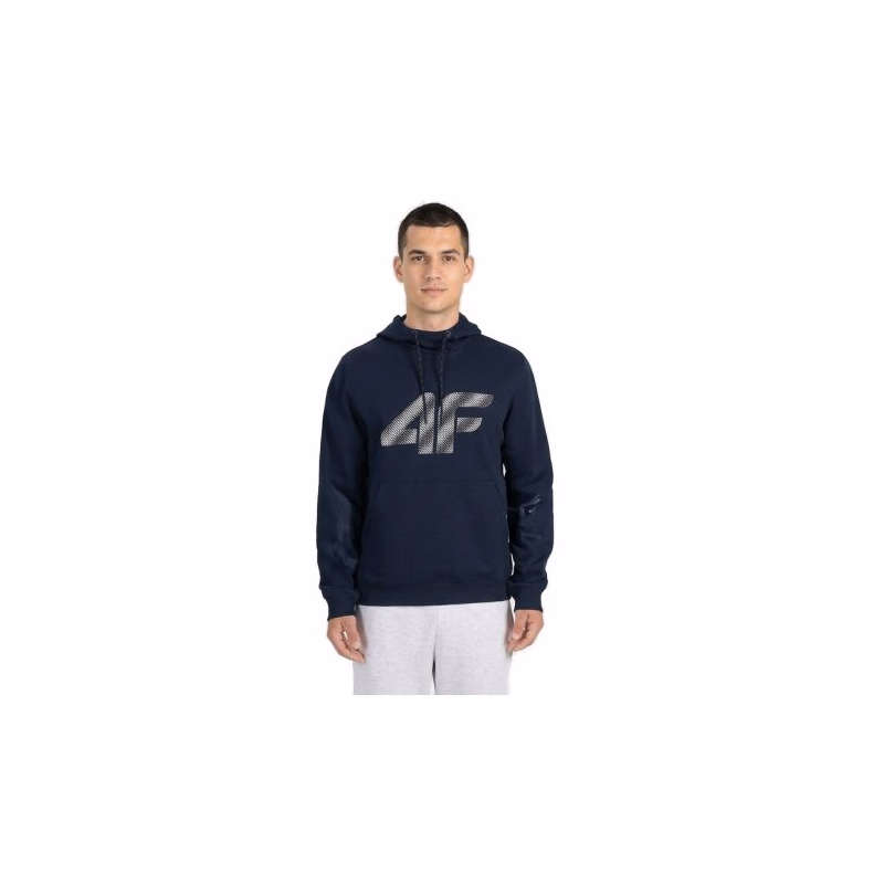 Pánska mikina s kapucňou 4F SWEATSHIRT M2548-31S-NAVY