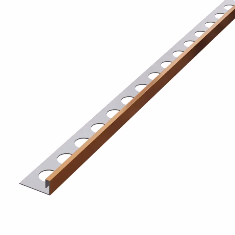 Rohový profil JS 12,5 mm x 270 cm medený mat