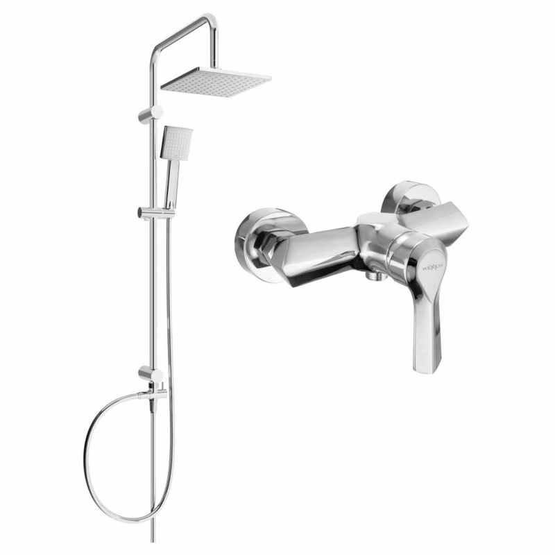 MEXEN/S - Tord sprchový stĺp vrátane sprchovej batérie Sabre, chróm 72140200-00