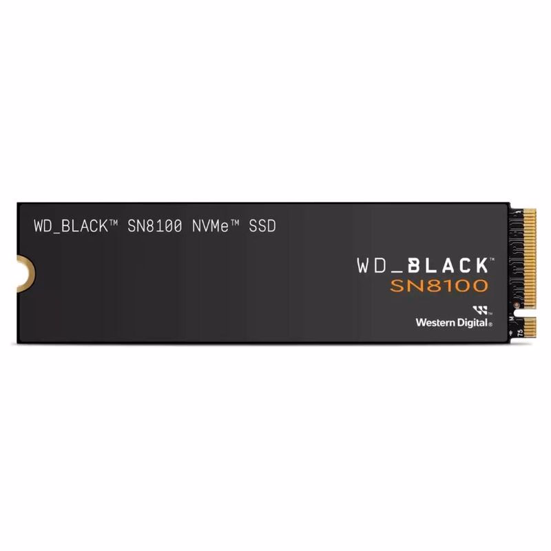 WD BLACK SSD NVMe 1TB PCIe SN8100 Powered by SanDisk, Gen5, (R:14900, W:11000MB/s)