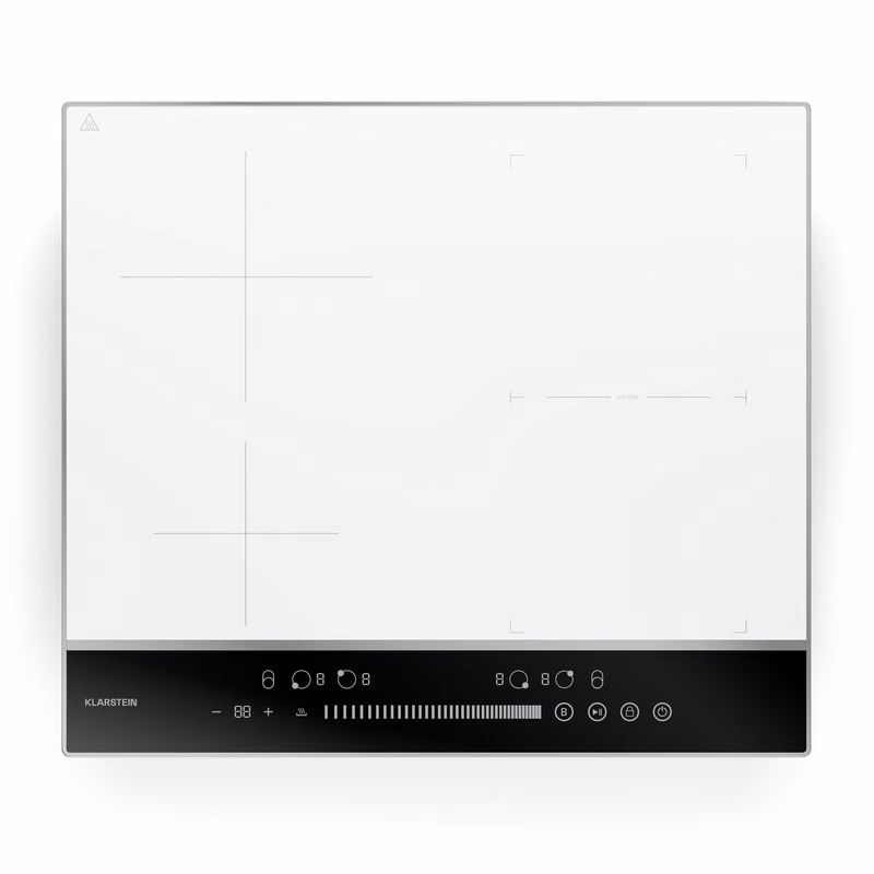Klarstein DualTone Hybrid indukčná varná doska, Flex Zone, LED displej, Ovládanie posuvníkmi, 7200 W