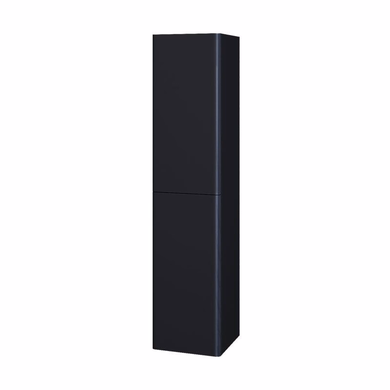 Mereo Siena, kúpeľňová skrinka 155 cm vysoká, L/P, čierna mat CN444LP