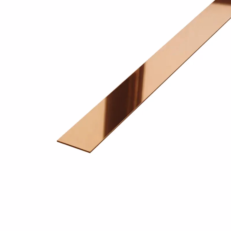 Dekoratívna lišta I 2x90 cm medená lesklá