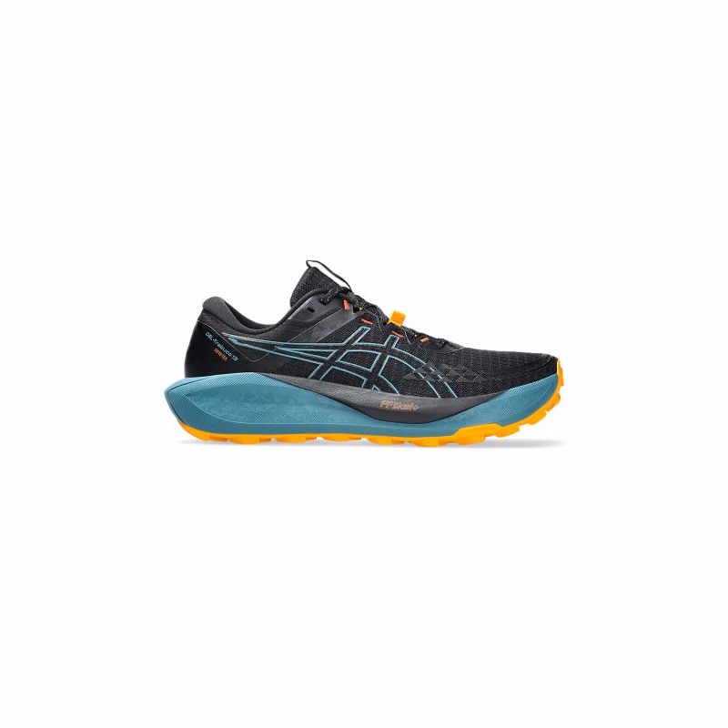 Pánska bežecká trailová obuv ASICS Gel Trabuco 13 GTX M black atlantis blue
