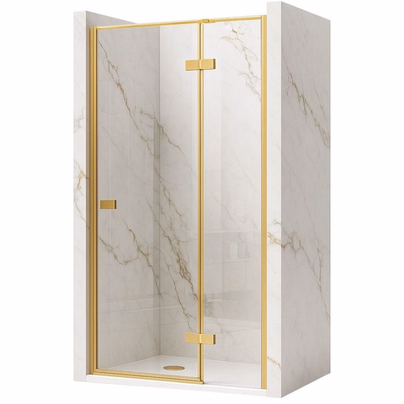 REA/S - Sprchové dvere Atlas 120 Brush Gold vpravo KPL-K4677