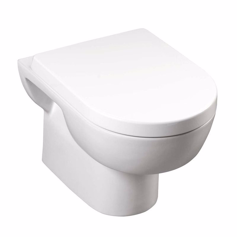 AQUALINE - MODIS závesná WC misa, 36x52cm, biela MD001