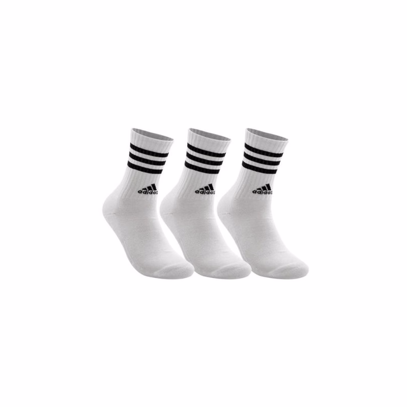 Ponožky ADIDAS 3S C SPW CRW 3P WHITE BLACK