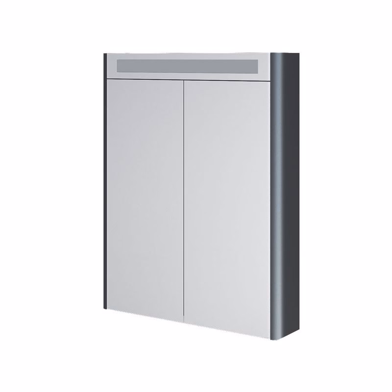 Mereo Siena, kúpeľňová galérka 64 cm, zrkadlová skrinka, antracit mat CN436GA