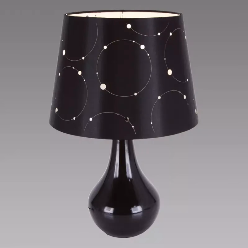 Stolná lampa Larysa E14 čierna 03806
