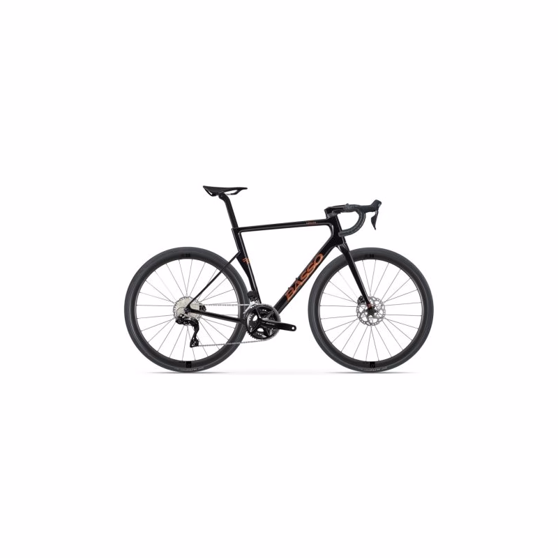 Cestný bicykel BASSO Venta R, Shimano 105 DI2, Microtech RE38, magma black