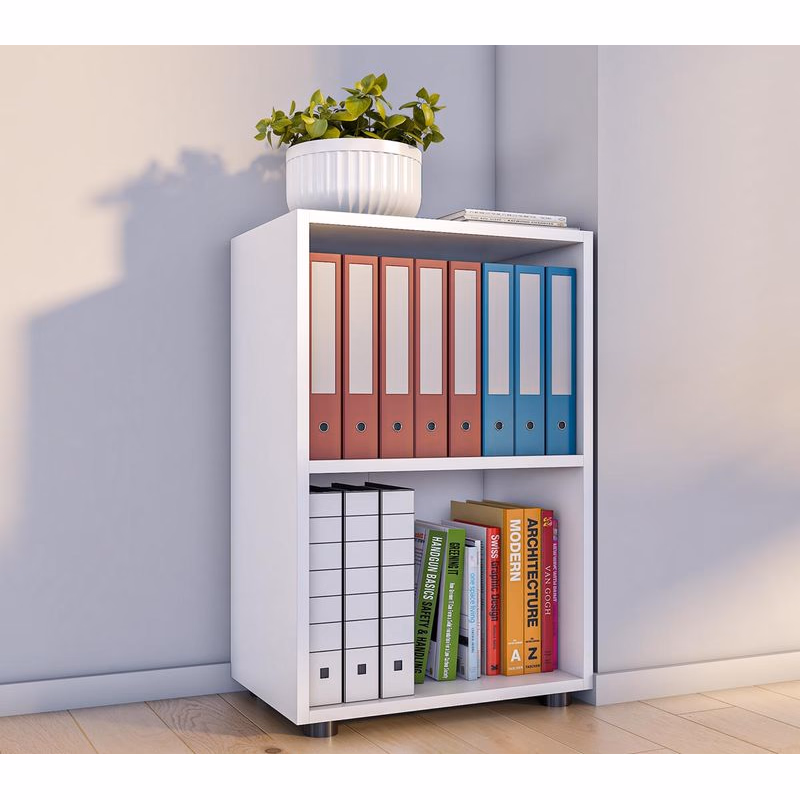 Regál Ulas 2-box, biely