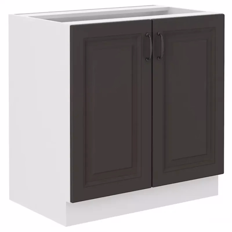 Kuchynská skrinka STILO grafit mat/biely 80d 2f bb