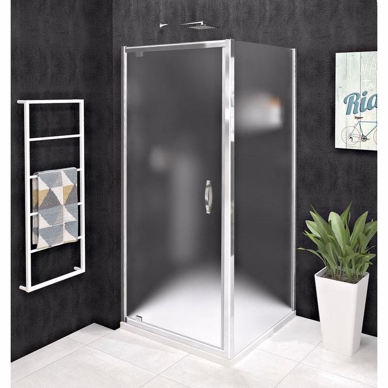 GELCO - SIGMA SIMPLY obdĺžniková sprchová zástena pivot dvere 800x900 L/P varianta, Brick sklo GS3888GS4390