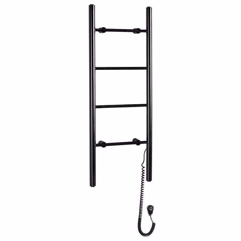 SAPHO - KARBO elektrický sušiak uterákov, guľatý, 400x1120, 87 W, čierna mat KB904