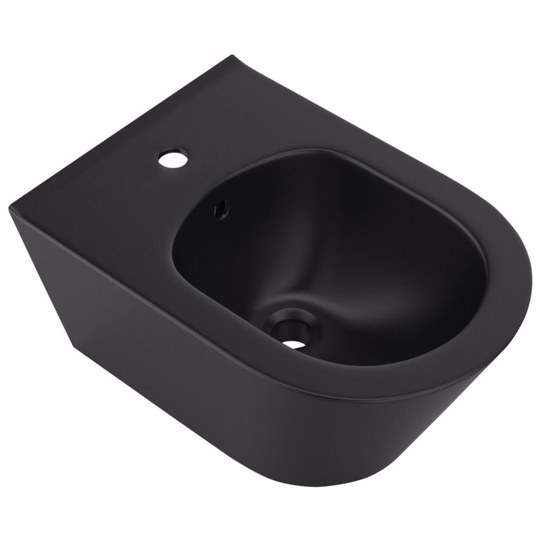SAPHO - AVVA bidet závesný 35,5x53cm, čierna mat 100324-110
