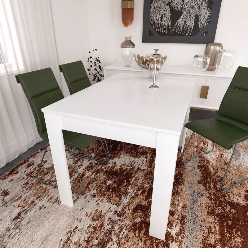 Jedálenský stôl Single 120 - Shiny White