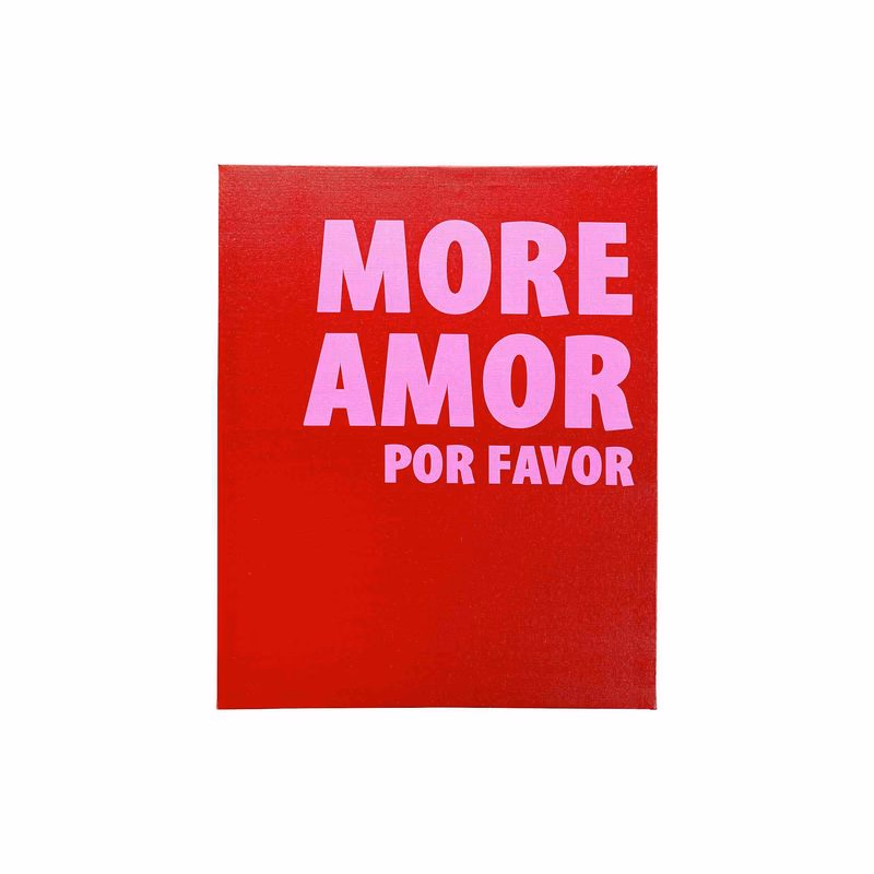 More Amor zarámovaný obraz červený 40x50 cm