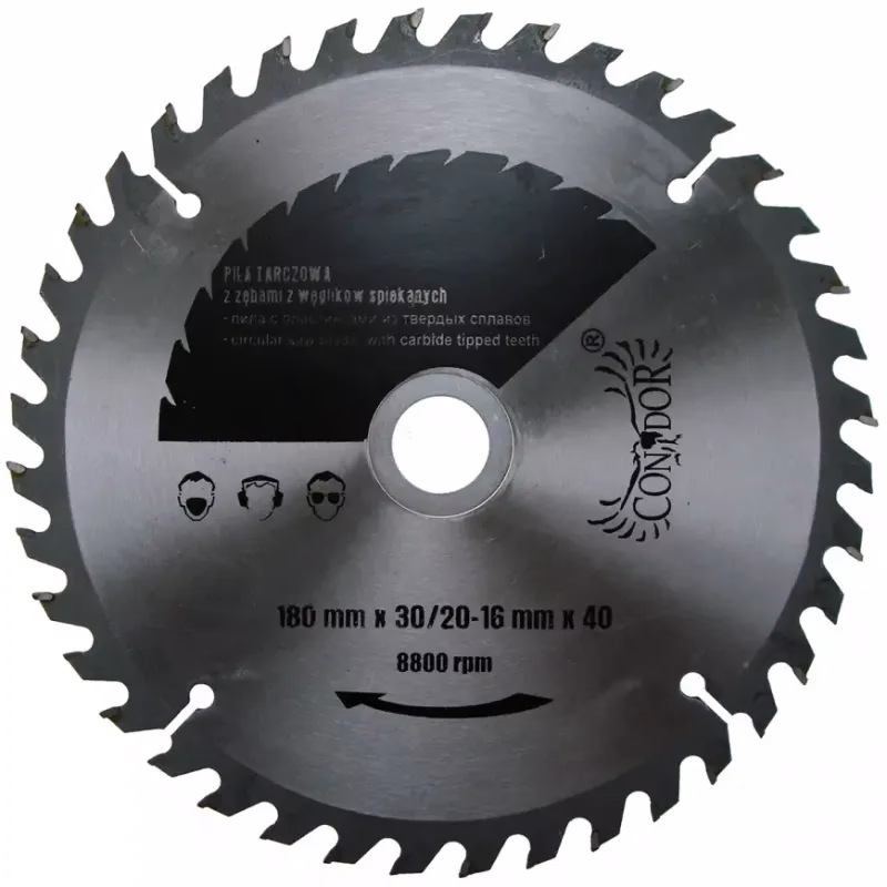 Pílový kotúč do dreva, 180 mm x 40 T, Drel