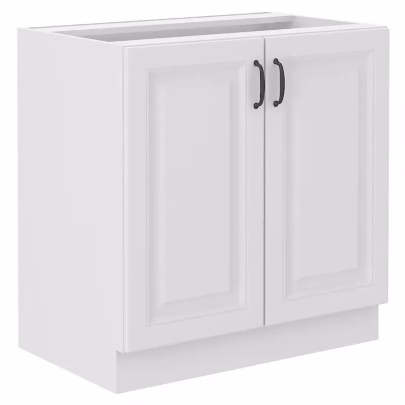 Kuchynská skrinka STILO biely mat/biely 80d 2f bb
