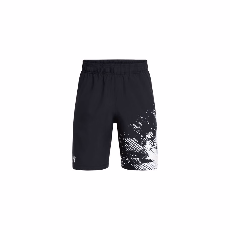 Chlapčenské tréningové kraťasy UNDER ARMOUR UA Tech Woven Graphic Short-BLK