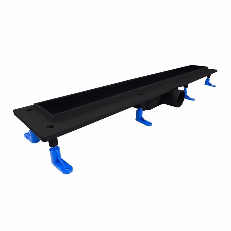 HOPA - Odtokový žľab STANDARDline BLACK - Rozmer A - 80 cm, Variant roštu - Klasszik OLPZLABST79BK