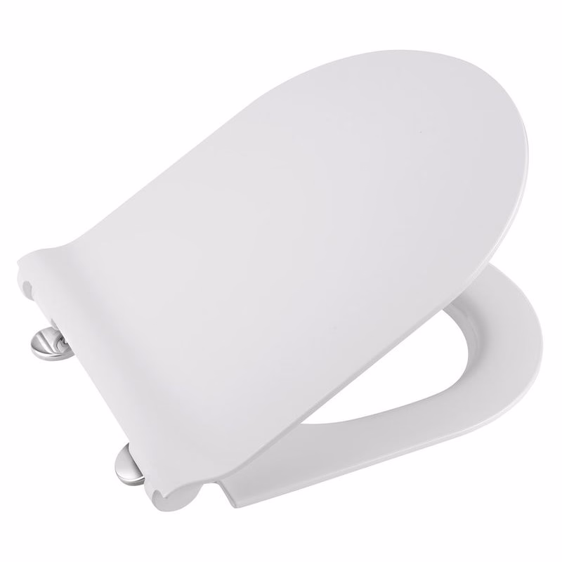 GSI - WC sedátko, SLIM, Soft Close, Quick Release, biela/chrom MS86CSN11