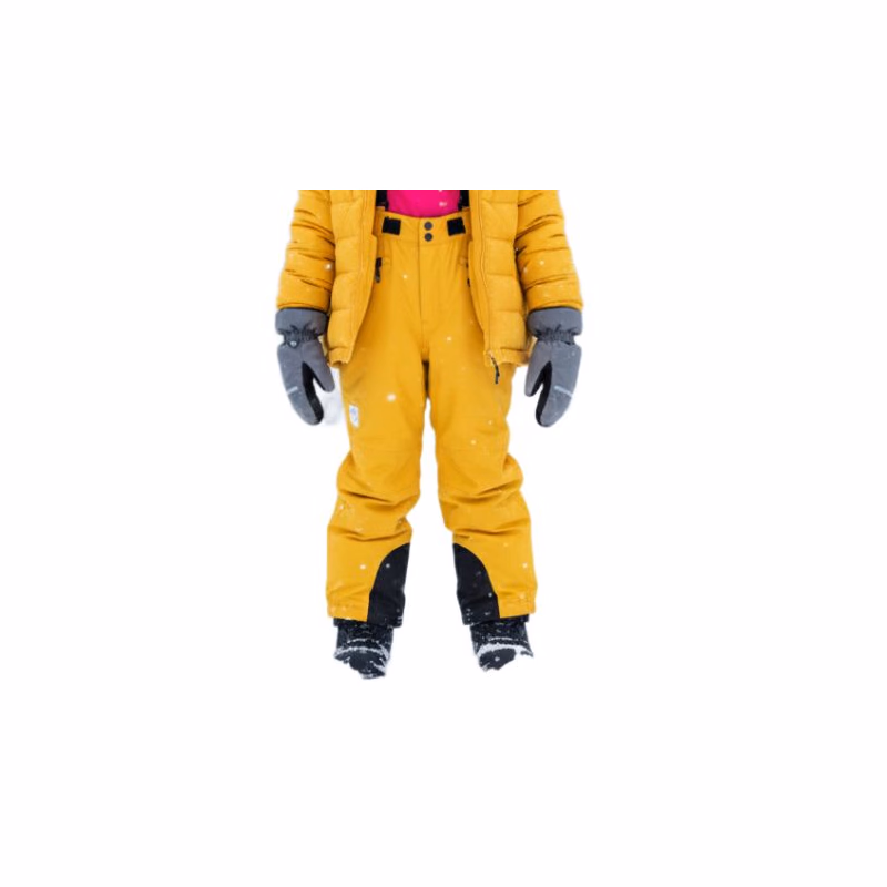 Detské lyžiarske nohavice COLOR KIDS Ski Pants W. Pockets-3441-Saffron